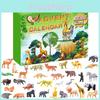 24 Countdown Animals Calendar Kit Christmas Home Decor Diy Gift Partys Supplies