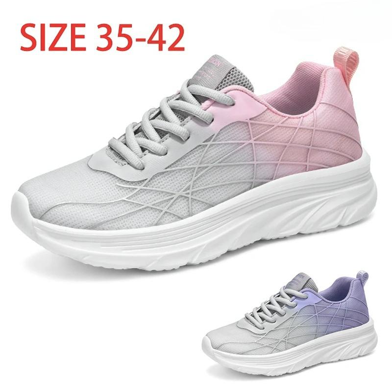Women Running Sport Shoe Breathable Mesh Shock Sneakers Non-slip Super-light Soft Sole Footwear Zapatillas Mujer Chaussure Femme