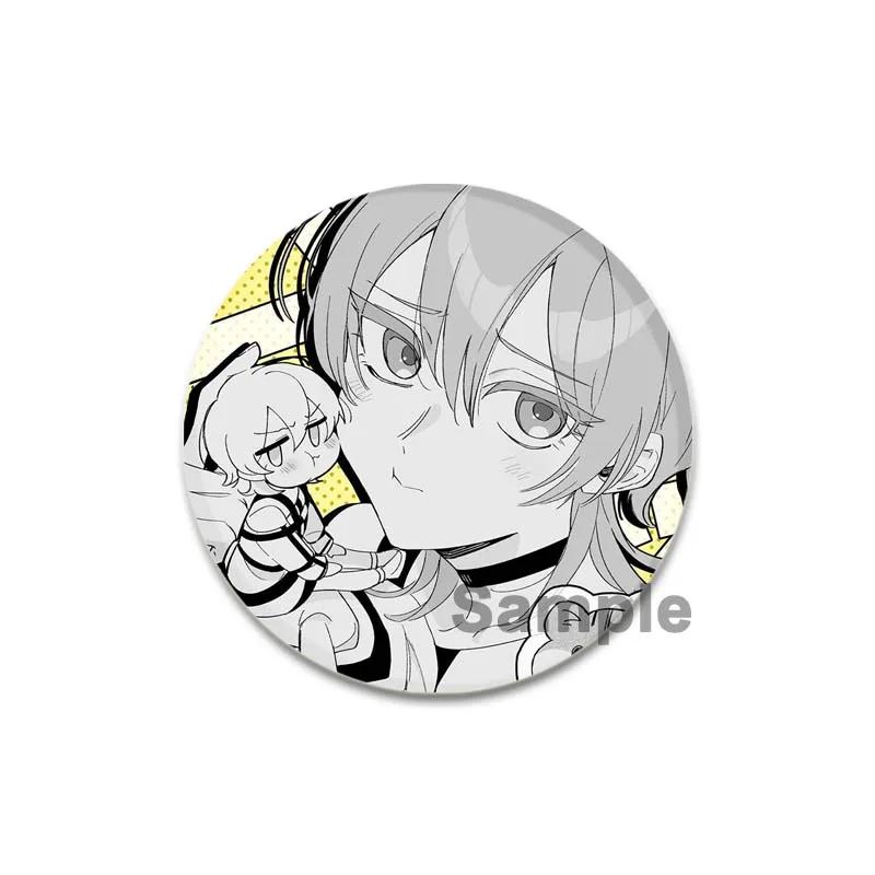 32/44/58 mm Milgram Brosje Haruka Yuno Cosplay Merker Emaljepinner for ryggsekk Klær Mote Smykker Tilbehør Gave