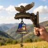 Eagle Desgin 250th Anniversary Commemorative Doorbell USA Flag Hangable Manual Ring Decorative Bell for Collectors and Patriotic