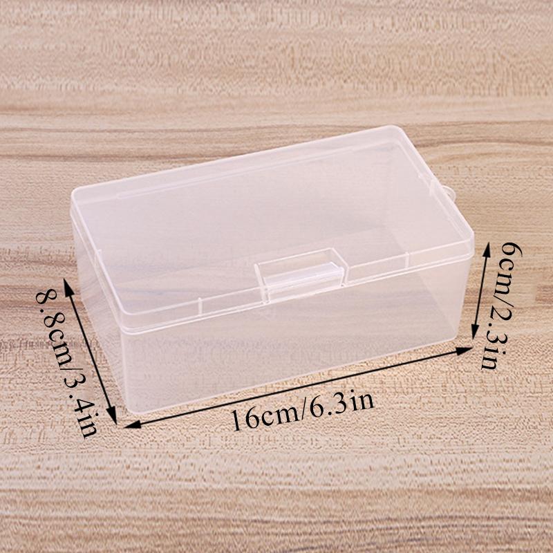 Mini Plastic Box Rectangular Box Translucent Box Jewelry Beads Container Tools Accessories Box Storage boxes Organizers Case