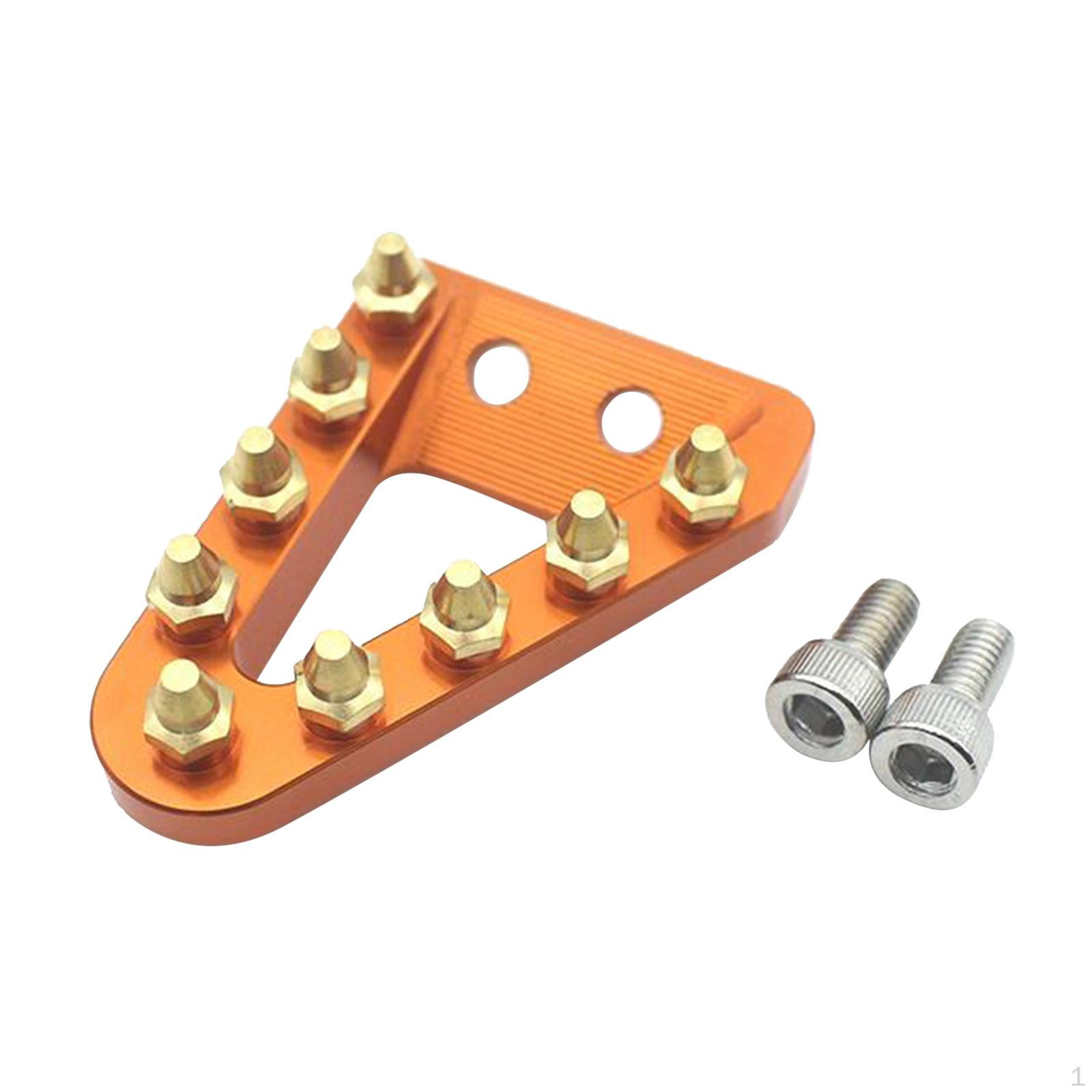 

Motorcycle Rear Brake Pedal Step Tip Replacement - for TC125 / FC250 350/450 2016 TE TX TC помаранчевий