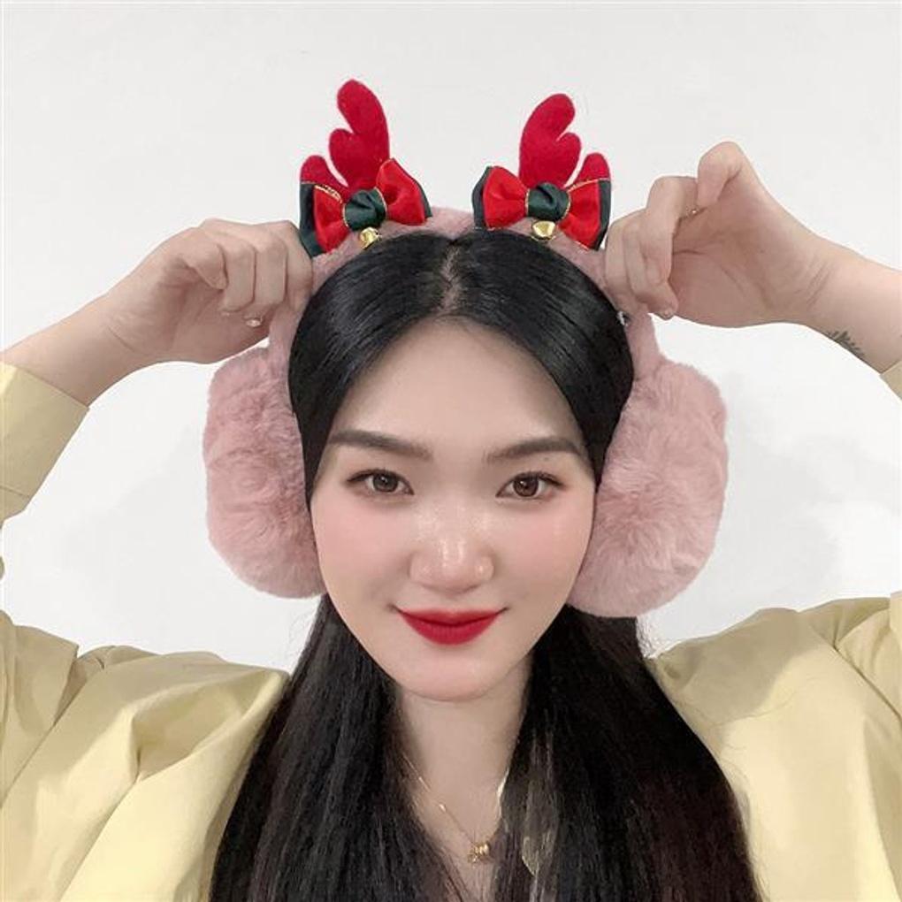 Rudolph Earmuffs (Indie Pink)