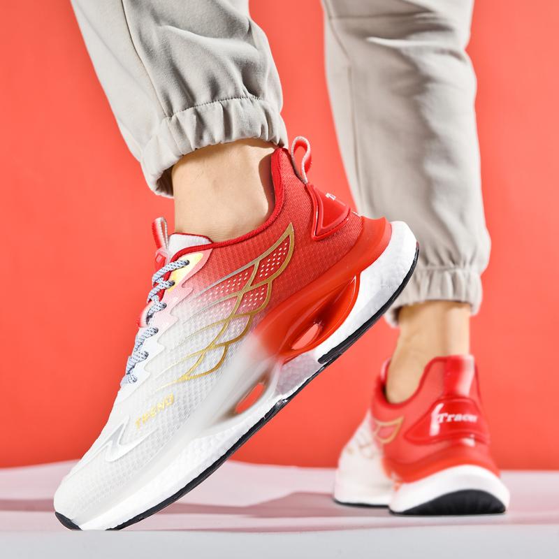 Running Shoes Men Outdoor Air Mesh Breathable Lightweight Sports Shoes Men Comfortable Wear-resistant Anti-slip Casual Men Shoes