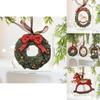 Christmas Vintage Resin Tree Ornaments With Bell Decorations For Holiday Decor