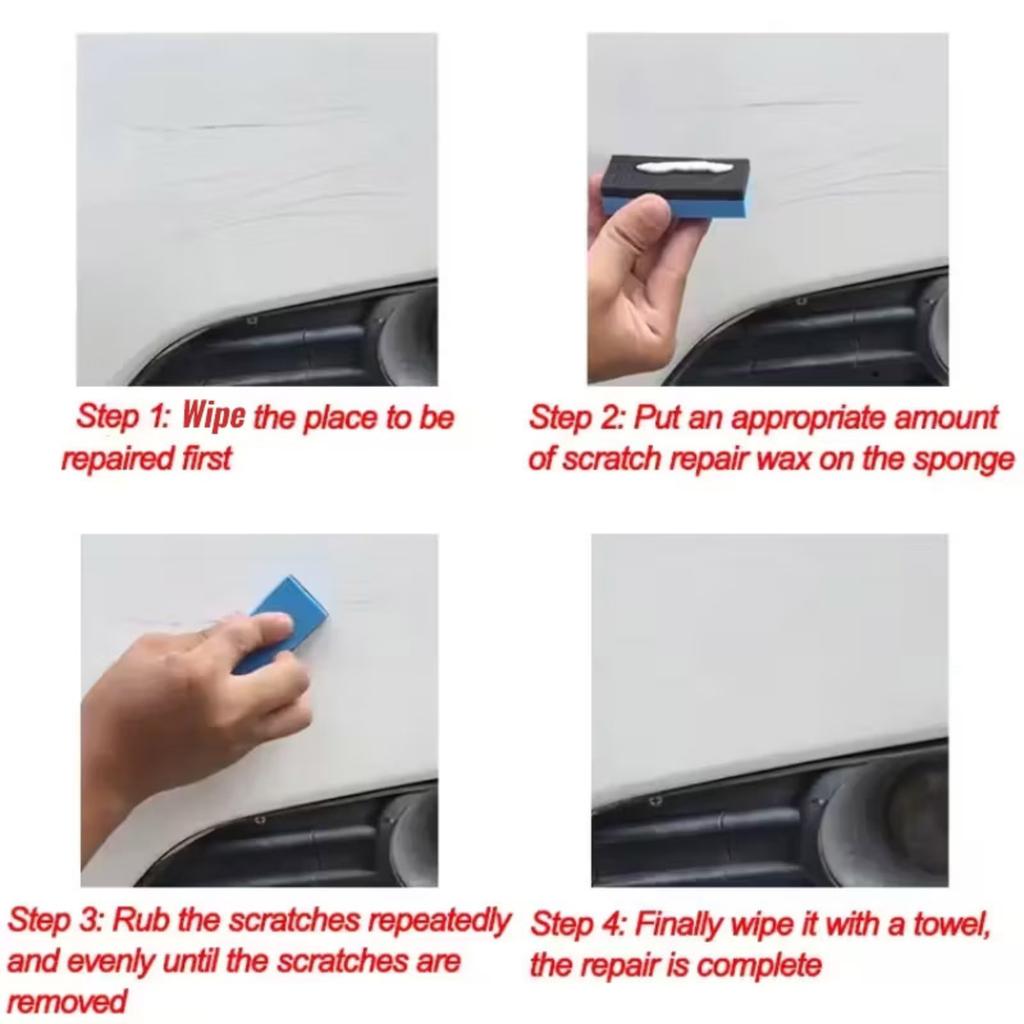 Universal Car Scratch Repairs Paste For All Colors, Deep Paint Repairs