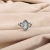 Sky Blue Topaz Gemstone 925 Sterling Silver Jewelry Handmade Ring Gift For Her PR-1-3