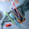 Silicone Spatula Heat-Resistant Glass Pot Scraper for Baking Cooking Non-Stick Dishwasher Safe Essential Kitchen Tool for Mixing Spreading