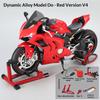 2026 New XLG 1:7 Ducati Panigale V4S Motorcycle Model - Alloy Die-Cast with Smoke Effect & Light/Sound Official Licensed Collector‘s Gift DieCast