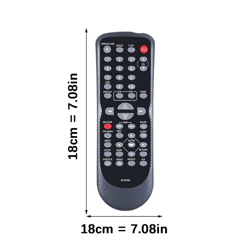 SER0346 Remote Control Replacement for SDV392 SER0346 SDV398 SDV398KC SER0346 VCR Player Home Theater Accessories