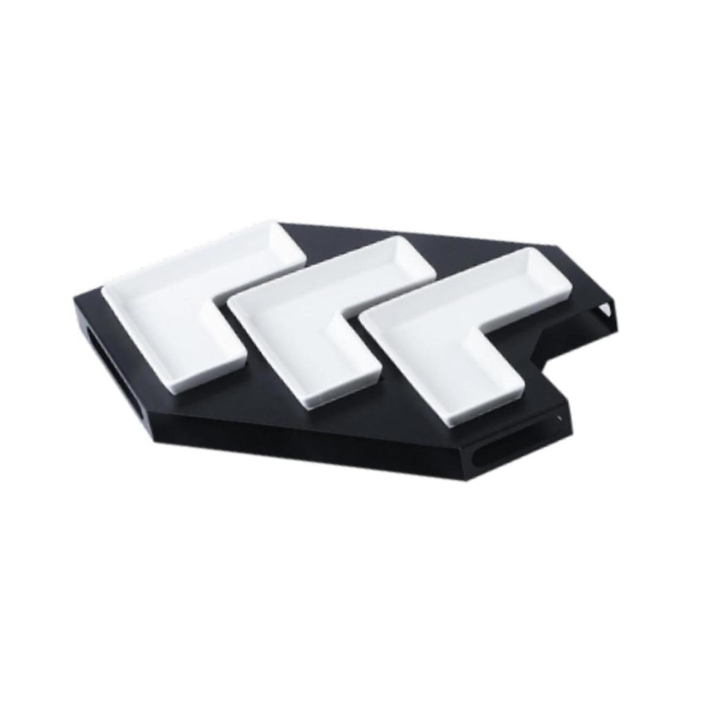 for Holiday Parties in The Living Room, This Serving Plate with Dividers Is A Versatile Appetizer