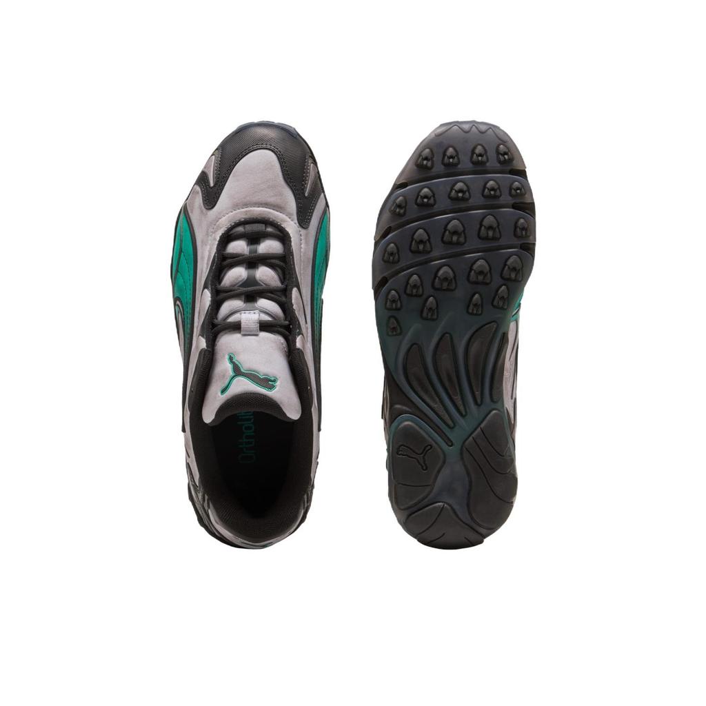 Puma Inhale Distressed Vibrant Silver Vibrant Green Unisex Sneakers Grey 404532-01