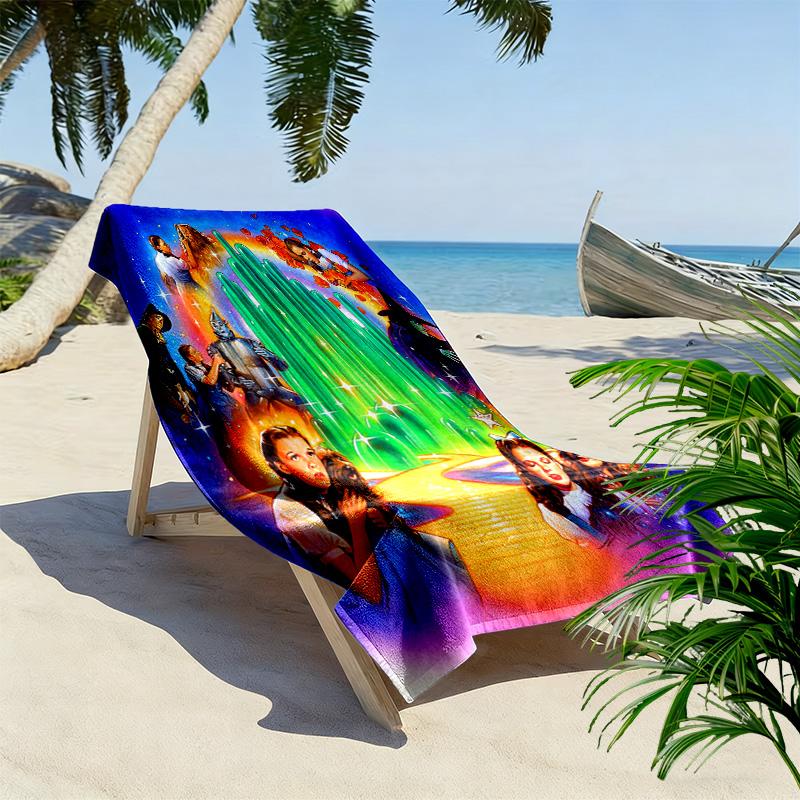 Fantasy Magic Adventure beach towel beach Portable for travel seaside quick-drying swim towel swim Comfort Fashion printing beach