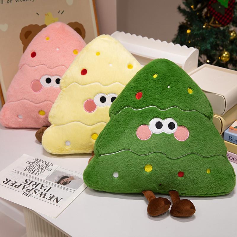 Søt Plysj Juletre Putedukke Mykt Leketøy For Barn Festlig Hjemmedekor Gave