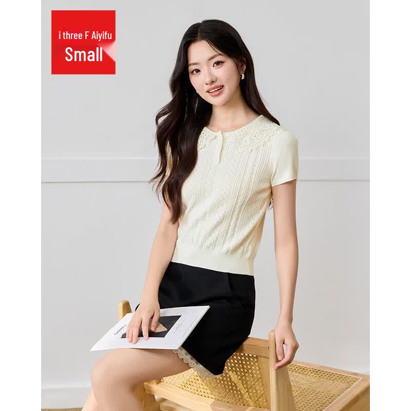 IEF Petite Fit Korean Style Knitted Top S