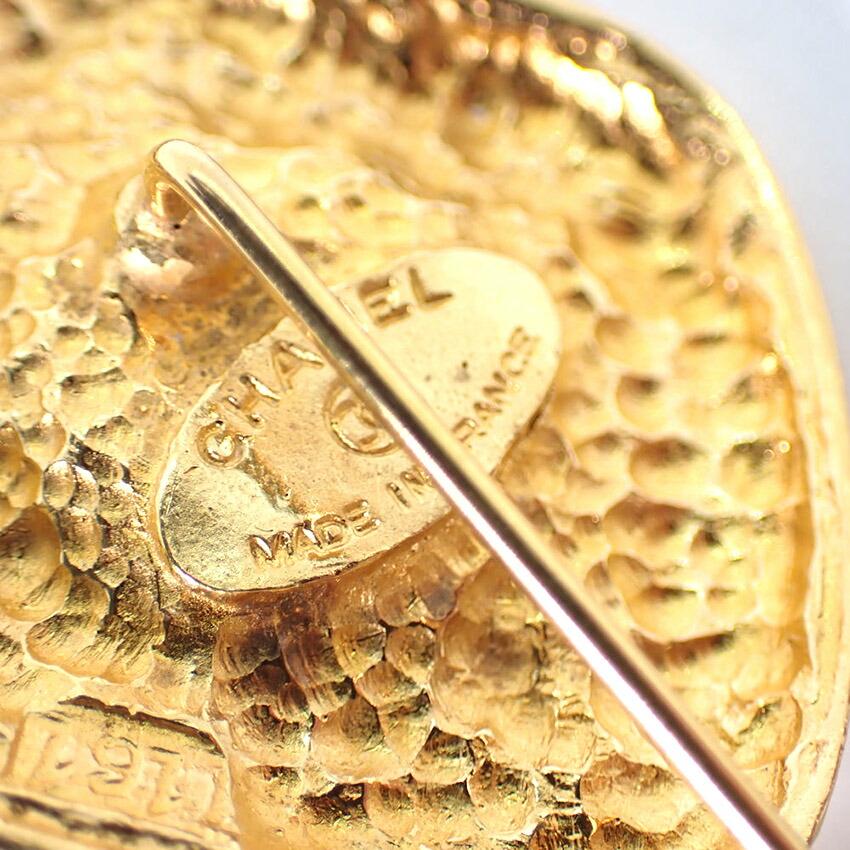 [Używany] CHANEL/Chanel Cyrkoniowa przypinka broszka/j16-24