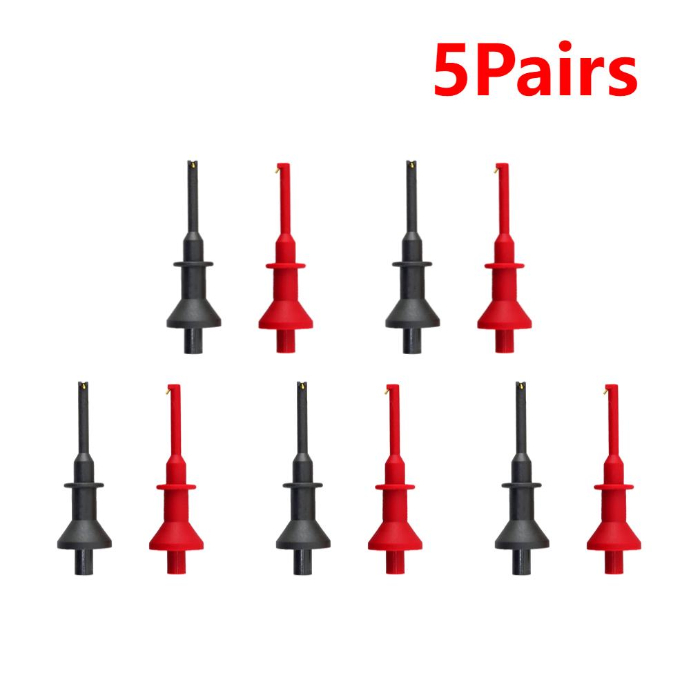 Probe Hook Kits 4mm Banana Jack Telescopic Spring Damage Test Hook High Current Multimeter Test Probe Hook Electrical Hand Tools