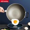 34cm Large Window Non-stick Wok