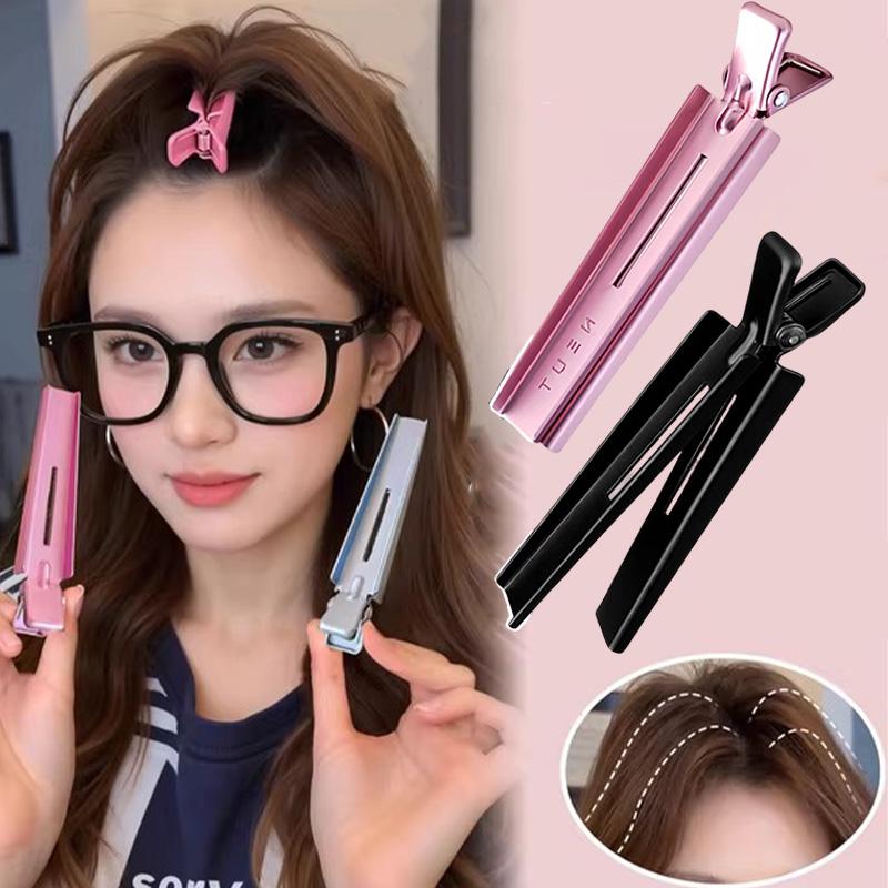 4 Stück Modische Koreanische Flauschige Haarspange Locken Pony Clips Haarwurzeln Volumen Gebende Haarspange Locken Fixierwerkzeuge Damen Haaraccessoires