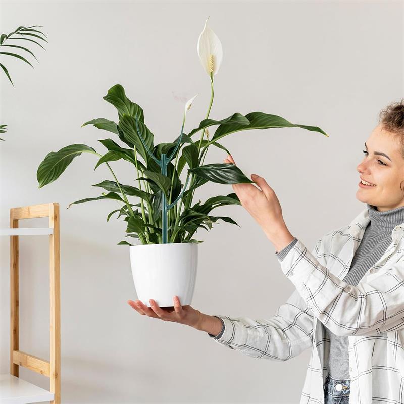 5Pack Plant Support Stakes Stackable Monstera Plant Supports for Indoor Outdoor Plants Garden Stakes Trellis for Climbing Potted Plants Pothos Flowers