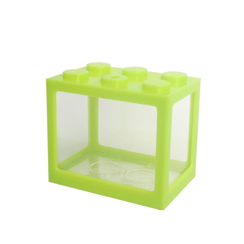 2023 Mini Aquarium Fish Tank Lamp Control Color Circular Aquariummini Fish Tank Light Home Decoration Aquarium Accessorie