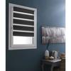 MADECOSTOREStore Enrouleur Jour Nuit Sans Perçage Chaînette Coordonnée - Gris Anthracite - L125 X H190cm