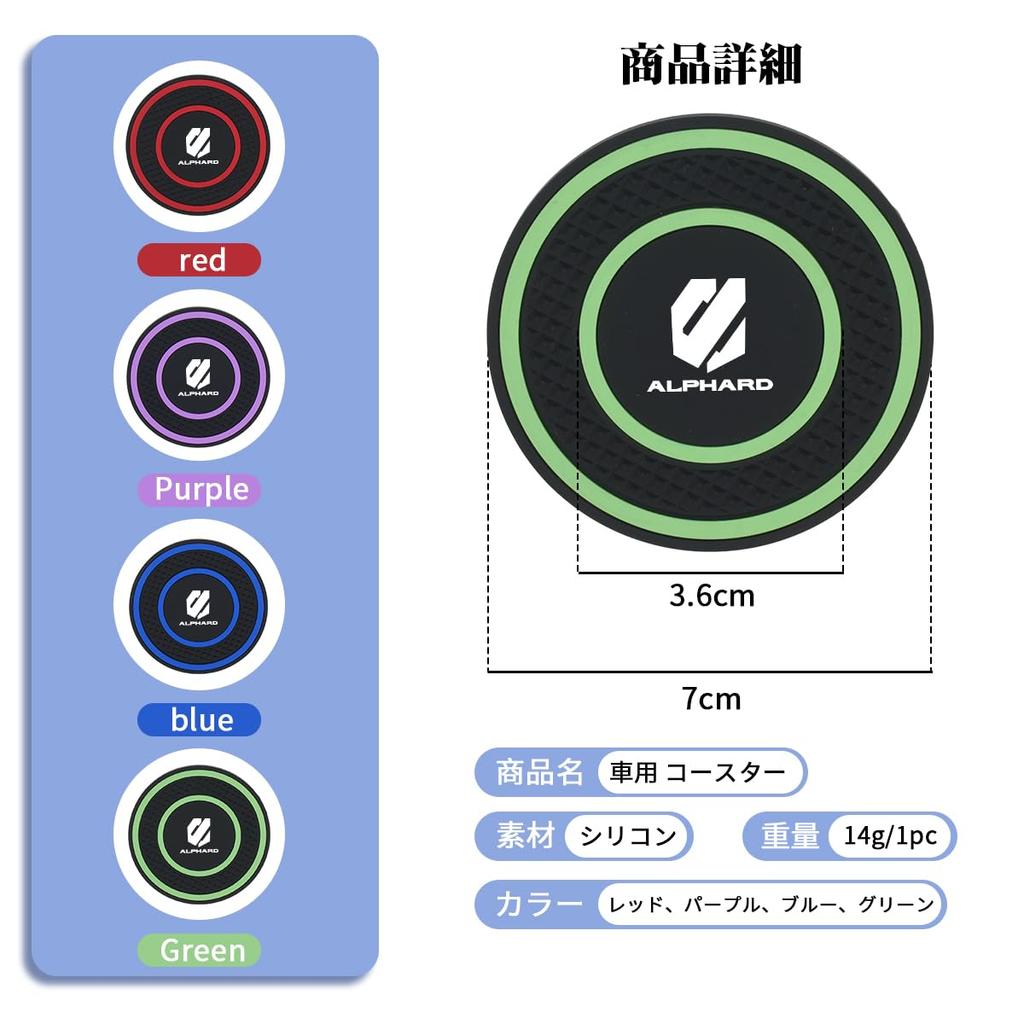 Alphard Exclusive Car Coaster Stylish Silicone ALPHARD New Model Alphard