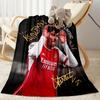 Arsenal Fan Art Personalized Text Blanket Gift Personalized Blanket Ultra-Soft Throw For Home Decor Office Bedding Seaside Four Seasons Universal