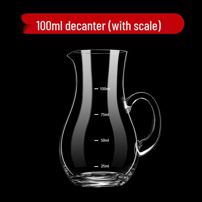 Kristall Baijiu Karaffe Set mit kleinen Luxus-Weingläsern