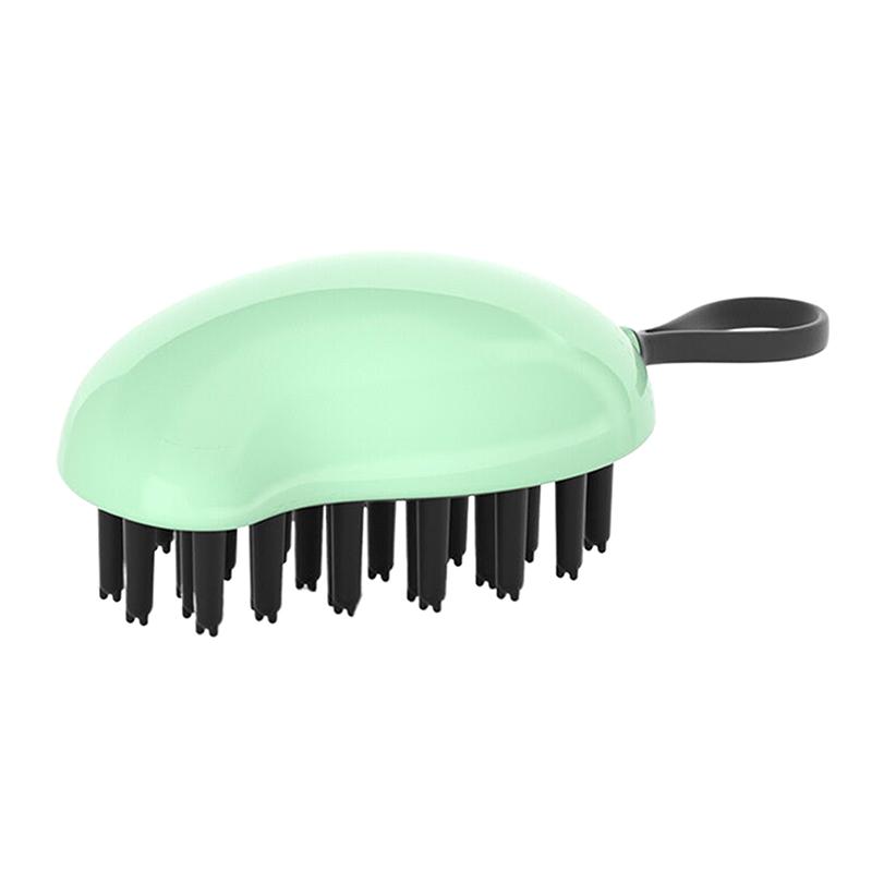 

Shampoo Brush Massager Household Head Shampoo Massage Brush Tool Silicone Hair Grabber Scalp Meridians Shampoo Massage зелёный