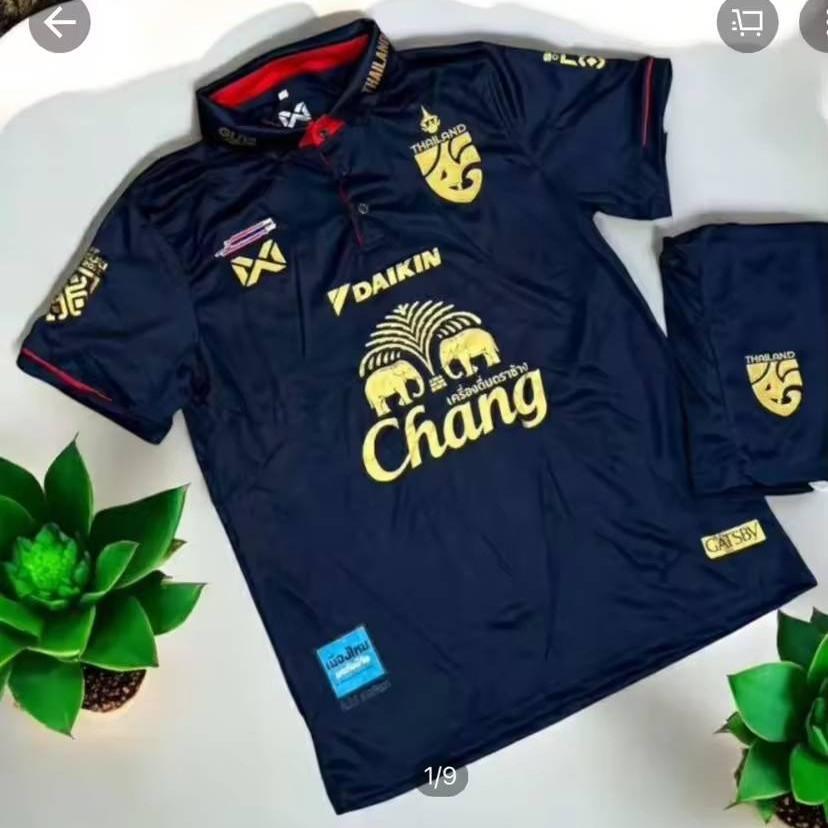 新品】SOL Thai logo Soccer Shirts (NAVY)