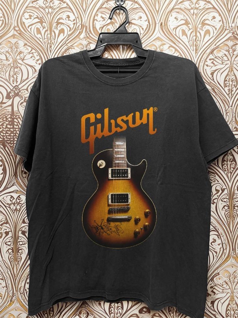 T-shirt Unisexe Gibson Slash T-shirt Unisexe Rétro Tailles S-5XL