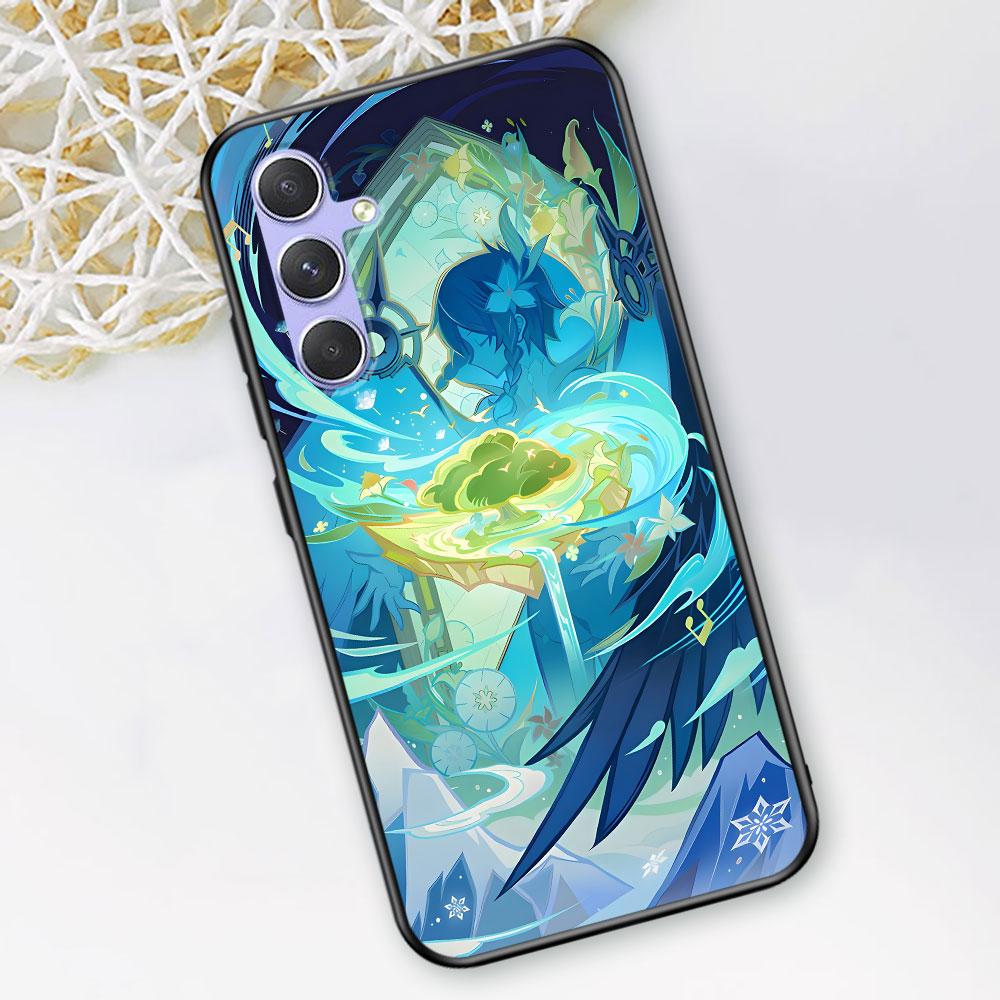 Barbatos Genshin Impact Case for Samsung Galaxy A51 A53 A54 A31 A52 A12 A13 A21s A22 A32 A11 A22 A33 A41 A52s TPU Phone Cover