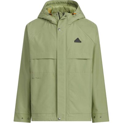 Th Veste Chaude Sport Décontracté à Capuche Raglan Manches Longues Veste Homme Verte JI6842