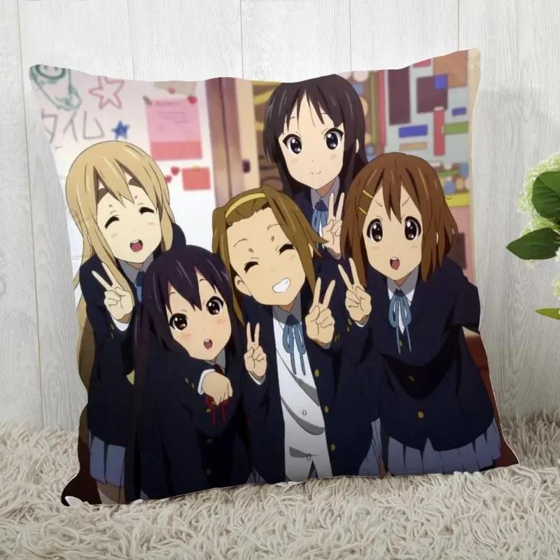 K-On! Pillow Cover Customize Pillow Case Modern Home Decorative Pillowcase For Living Room 45X45cm A19.12.13