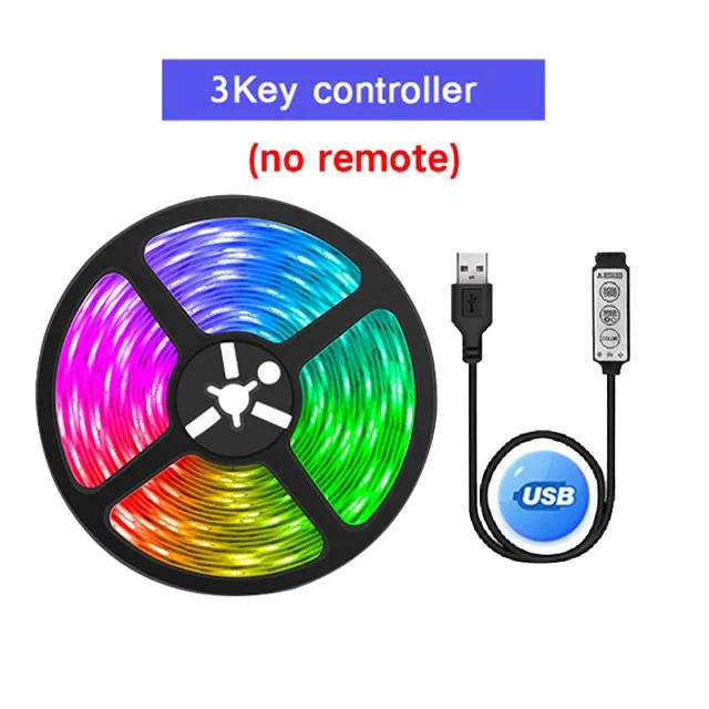 Led Strip Lights USB RGB 5050 LED Light Strip 1M-30M Music Sync App Control Lus Led Flexible Lamp for Room Decor TV Backlight