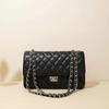 Light Luxury Leather Rhombus Chain Bag First Layer Cowhide Caviar Pattern Underarm Shoulder Crossbody Women's Bag