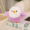 11CM Kawaii Cartoon Simulation Anime Jiujiu Bird Stuffed Animal Plush Toy Children's Sparrow Handmade Doll Festival Gift Pendant