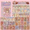 Little Mochi Dress-Up Sticker Book: Girl's Toy, Quiet Book, Birthday Gift Set with Scenery Stickers