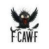 Funny Screaming Chicken Sticker, F Caw F Meme Sticker, Funny Chicken Humor Decal, Sticker, Waterproof Sticker