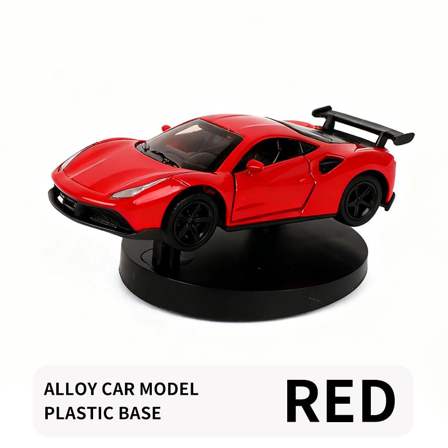 Car Individuality Center Console Decoration Sports Car Drift Rotating Car Decor Auto DashboardTurning Racing Model Decoration