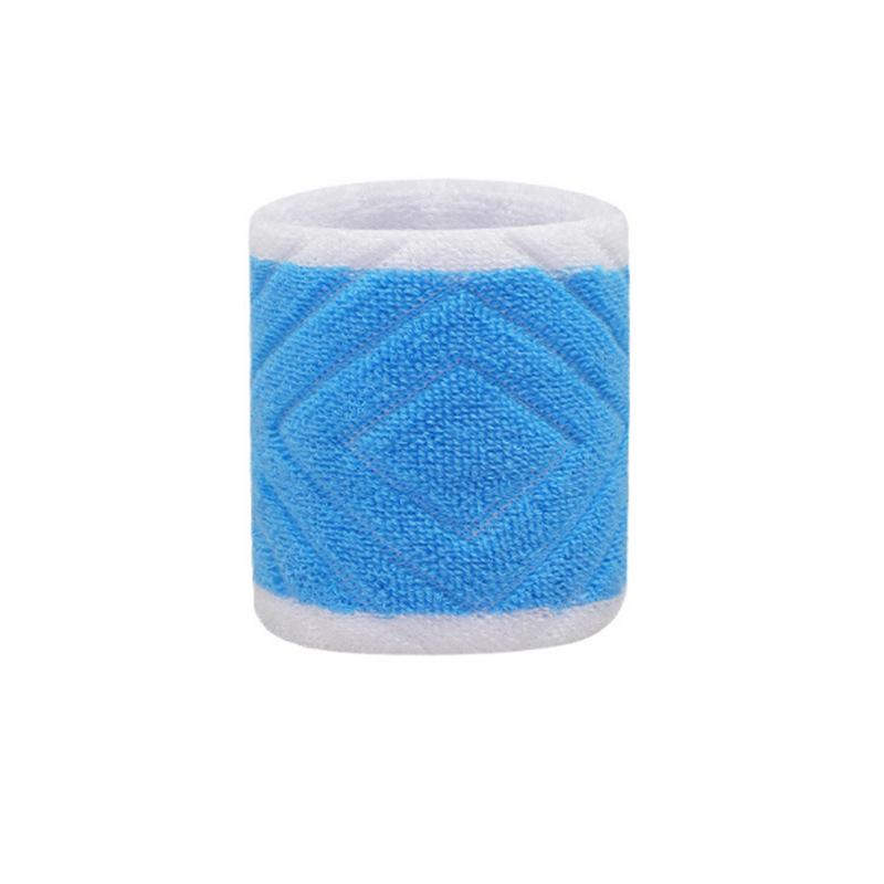 Women's Cotton Wristband with Logo Embroidery, Sweat-Absorbent for Badminton & Fitness.