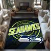 Tappeto in Velluto Cristallo Seattle Seahawks Morbido Anti?Tappetino Antiscivolo Comodo per Casa Soggiorno Camera da Letto Tappeto Decorativo