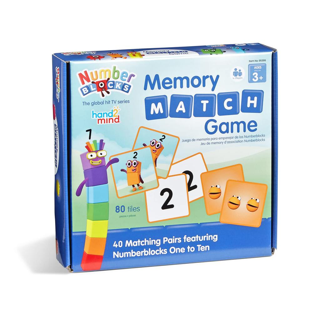 Numberblocks Memory Match Game Numberblocks Matching Card Game 95399 Genuine Product