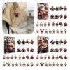 Unique Muscular Santa Claus Acrylic Christmas Ornament Mini Blind Box Set Ideal For Festive Decor