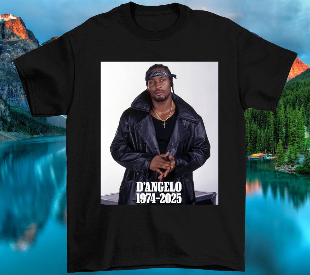 D Angelo Thanks For Memories 1974 2025 T Shirt S-5XL men Unisex T-Shirt S