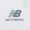 New Balance STacked Logo T-Shirt weiß mT41502wT