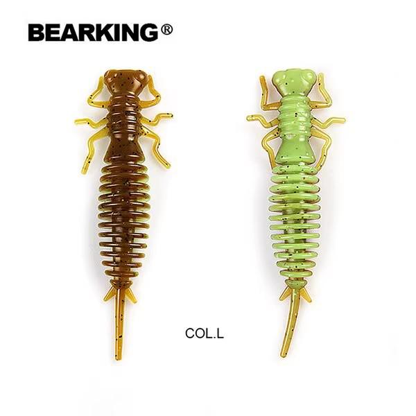 Bear King L16 Floating Soft Worm Lure: Attracts Big Bass, Perch, Asp, and More. Perfect for All-purpose Fishing.