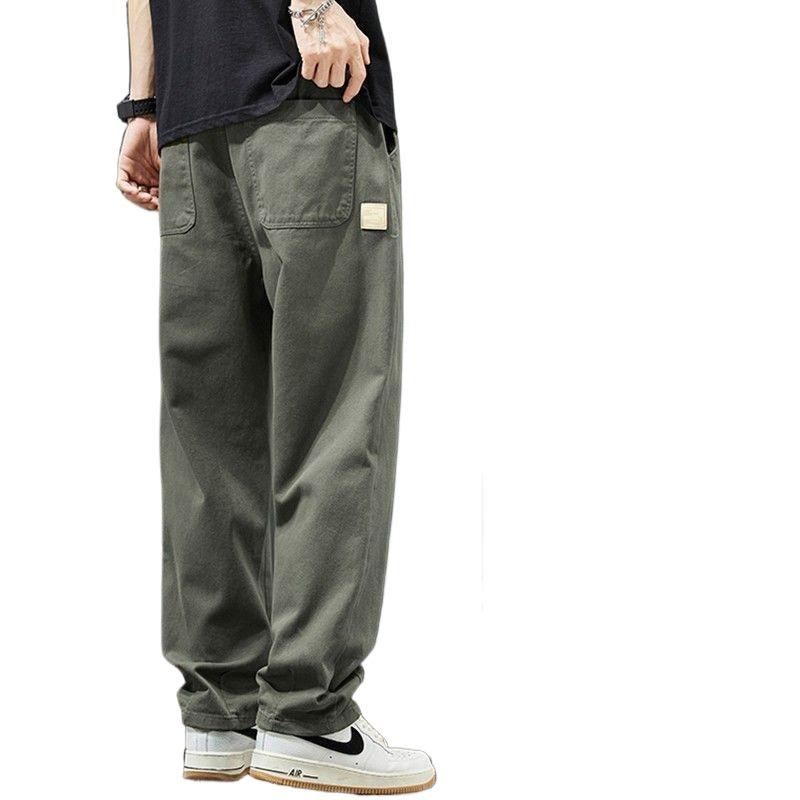Men's 2025 American Loose Straight-Leg Casual Work Pants for Spring and Autumn