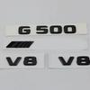 SXFA2 3D ABS Black Car Rear Trunk Badge Letters Logo G63 G65 G500 G550 V12 V8 BITURBO Emblem For Mercedes Benz W463 W464 Accessories